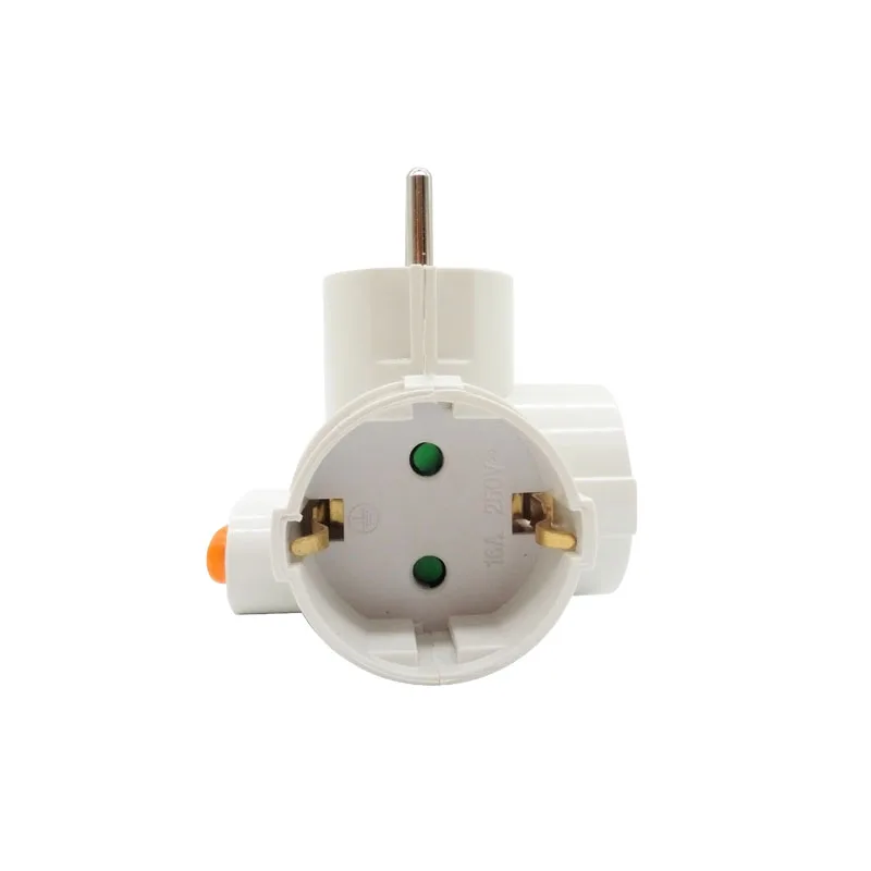 Европейская вилка европейского стандарта с переключателем один поворот