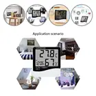 Гигрометр, измеритель, полезные настольные часы, метеостанция, большой экран, ударопрочный цифровой термометр