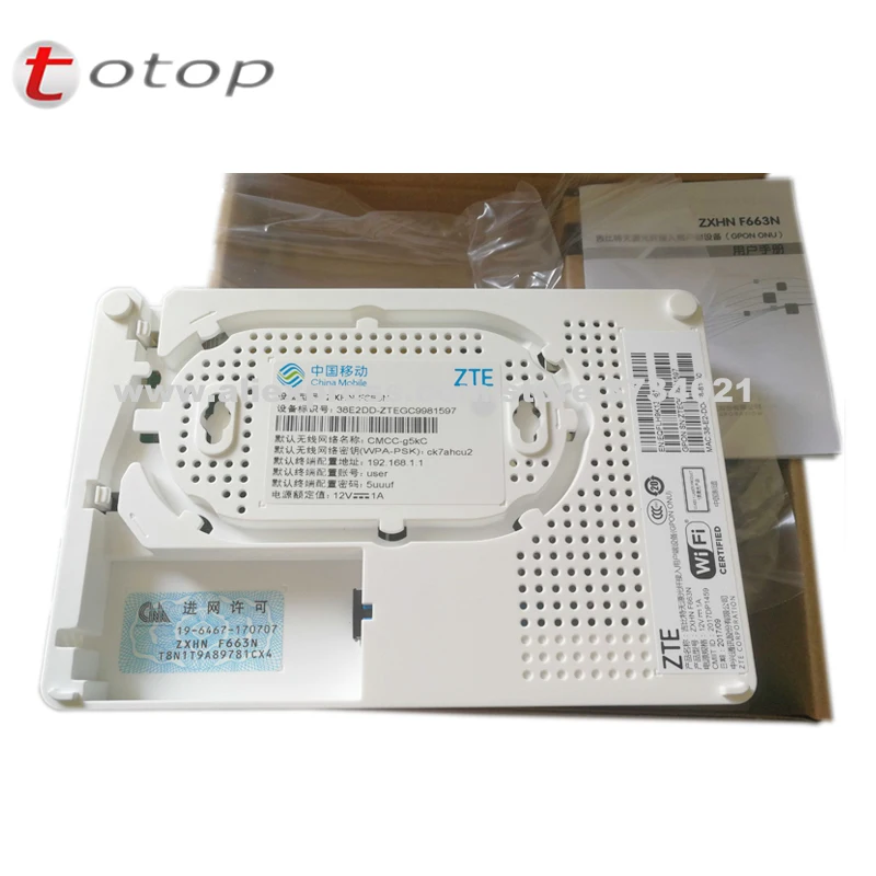 ZTE F663N GPON ONU 3FE+1GE+1Tel+USB+Wifi Free shipping gpon ont compatible with zte olt | Мобильные телефоны и аксессуары
