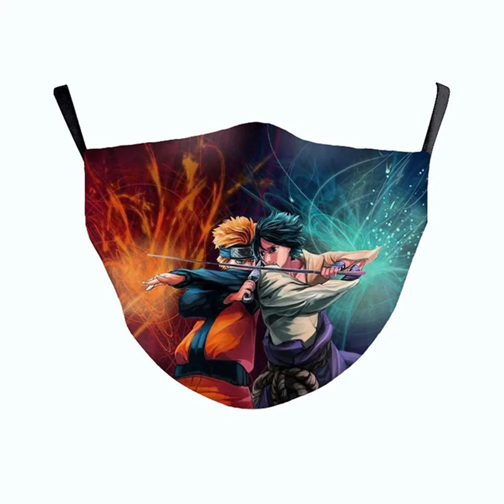 Короткая футболка с героями из японского аниме Шаринган Какаси рот Косплэй Для