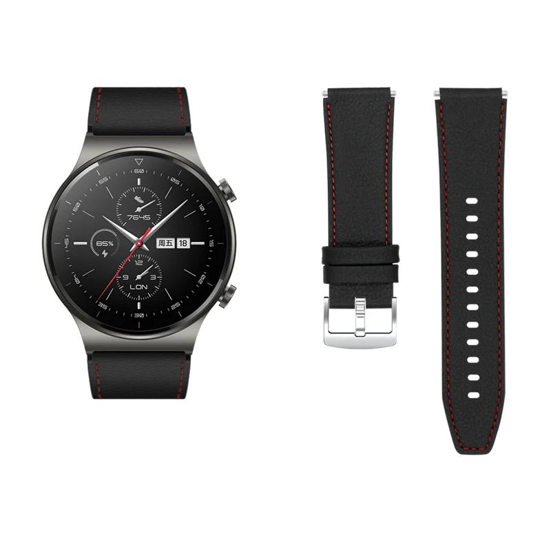 Leather Strap for Huawei Watch GT 2 Pro Wristband Watchband for Huawei gt2 Pro Band Bracelet Replaceable accessories