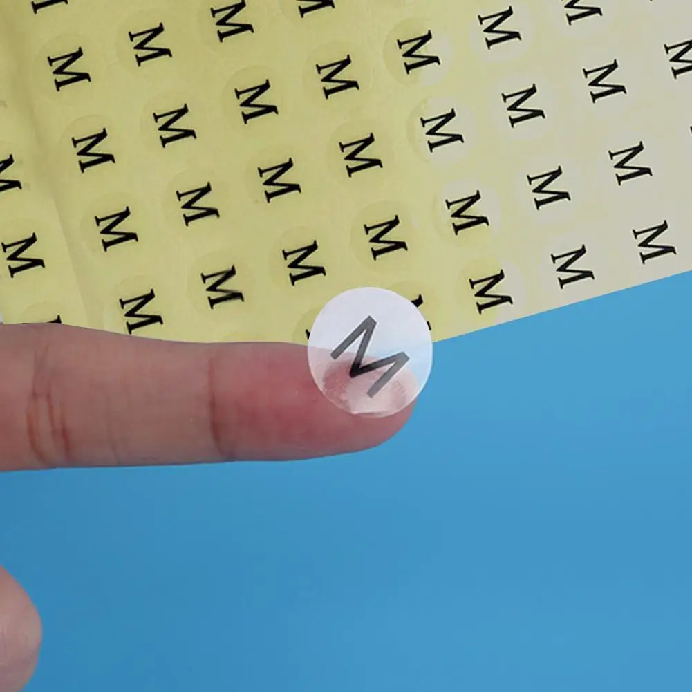 90 шт. Прозрачная Круглая наклейка размер этикетки бумажная бирка для одежды