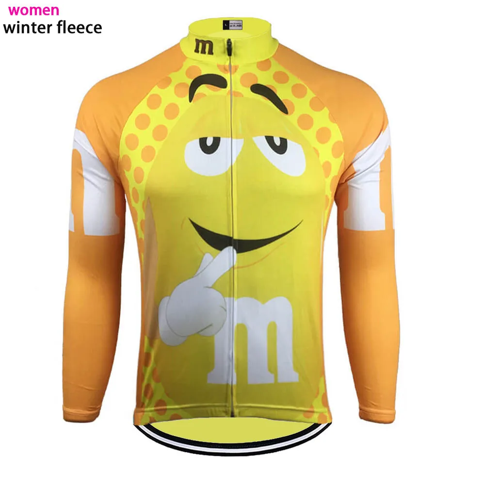 long cycling Новая женская зимняя флисовая велосипедная футболка с длинными рукавами ropa ciclismo, велосипедная куртка, теплая велосипедная Одежда MTB - Цвет: long cycling