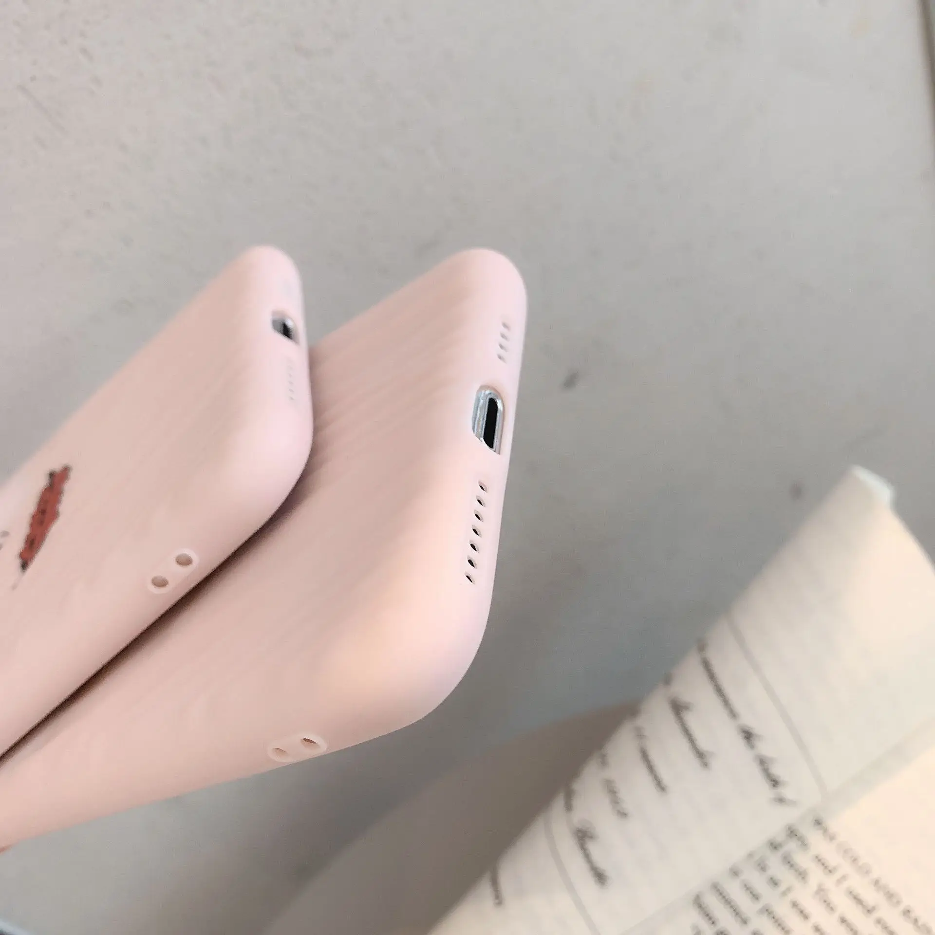 Розовый Забавный милый абстрактный чехол для телефона iPhone 11 Pro Max X Xsmax XR Xs 6 6s 7 8 Puls s