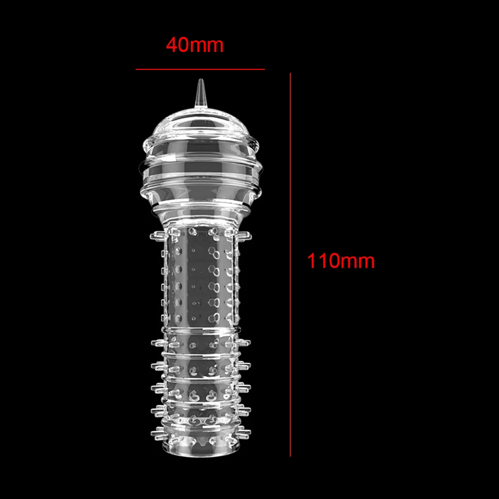 1/5pcs Spikes Condoms Penis Extender Enlargement Sleeve Sex Toys for Men Cock Ring Reusable Adult Products Couples Tools Erotic | Красота и