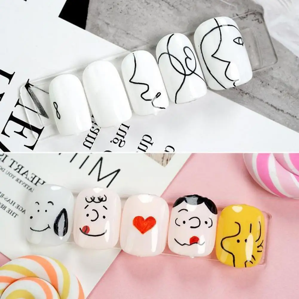 

3Pcs/Set Nail Graffiti Pen Precisely Painting Quick Dry Lightweight Art Liner Brush Drawing Abstract Polish Pen for Female