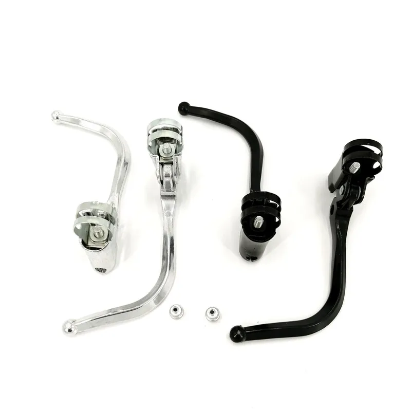 Велосипедный тормозной рычаг DC139 дорожный руль изогнутый черный/серебристый