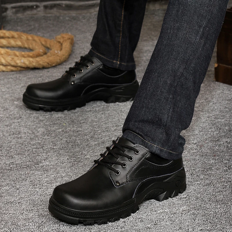 

Men Dress Shoes Outdoor Fashion Brand Genuine Leather Men Shoes Flats Men Sneakers Flats Business Spring Autumn Big Size 47