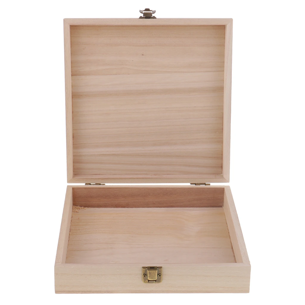 Деревянная коробка Rusticity деревянный ящик для хранения поделок монет наличных