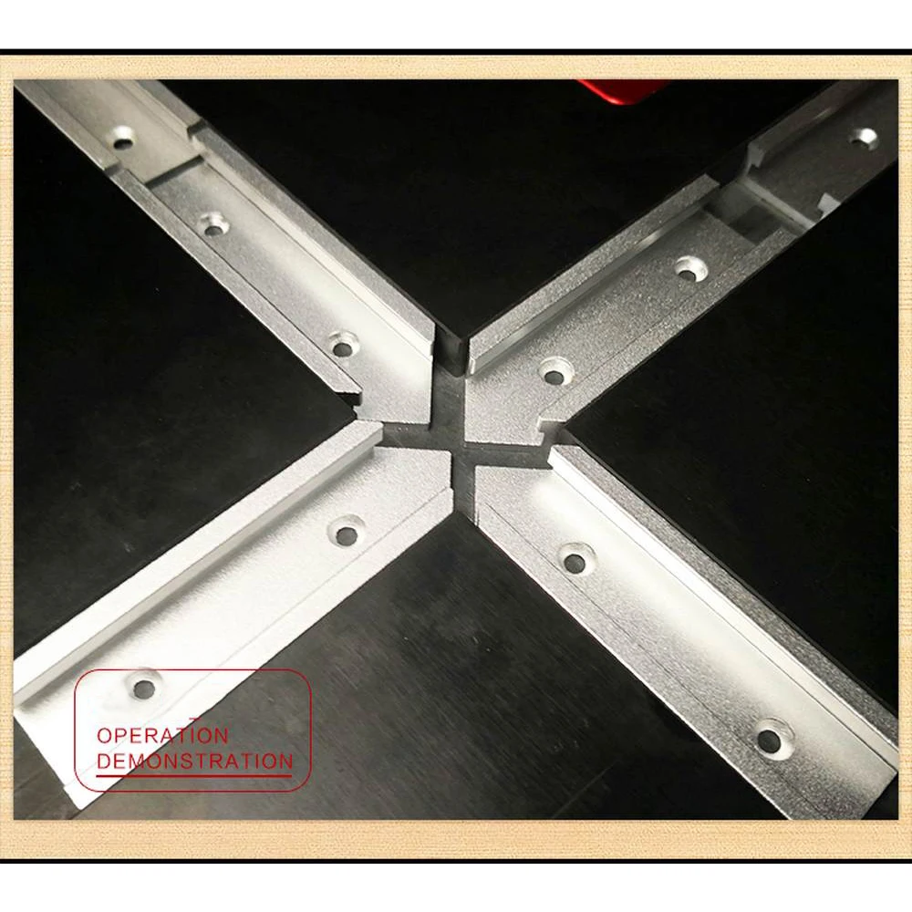 Т образный паз алюминиевый деревообрабатывающий инструмент направляющий