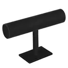 Вельветоваяискусственная кожа браслет ожерелье стенд держатель для часов органайзер для ювелирных изделий T-Bar стойка