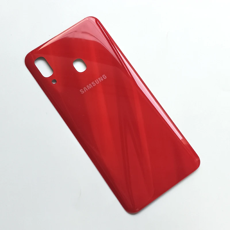 Задняя крышка аккумуляторного отсека Samsung Galaxy A30 оригинальный корпус двери