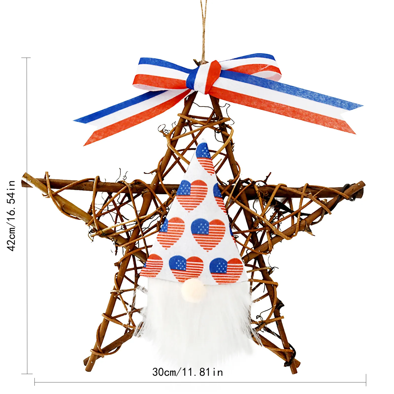 

Independence Day Dwarf Faceless Doll Home Decorations ,Decor For Home & Garden Hand Paint Poupee Russe for Kids Gifts Crafted