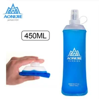 aonijie outdoor sports collapsible soft water bottle 250ml 600ml water bottle tpu free running water bag waist bag vest marathon