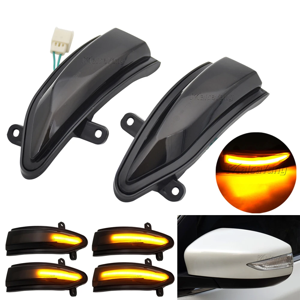 

For Nissan Altima Teana L33 2013-18 Sylphy Sentra Pulsar Tiida LED Dynamic Blinker Mirror Indicator Sequential Turn Signal Light