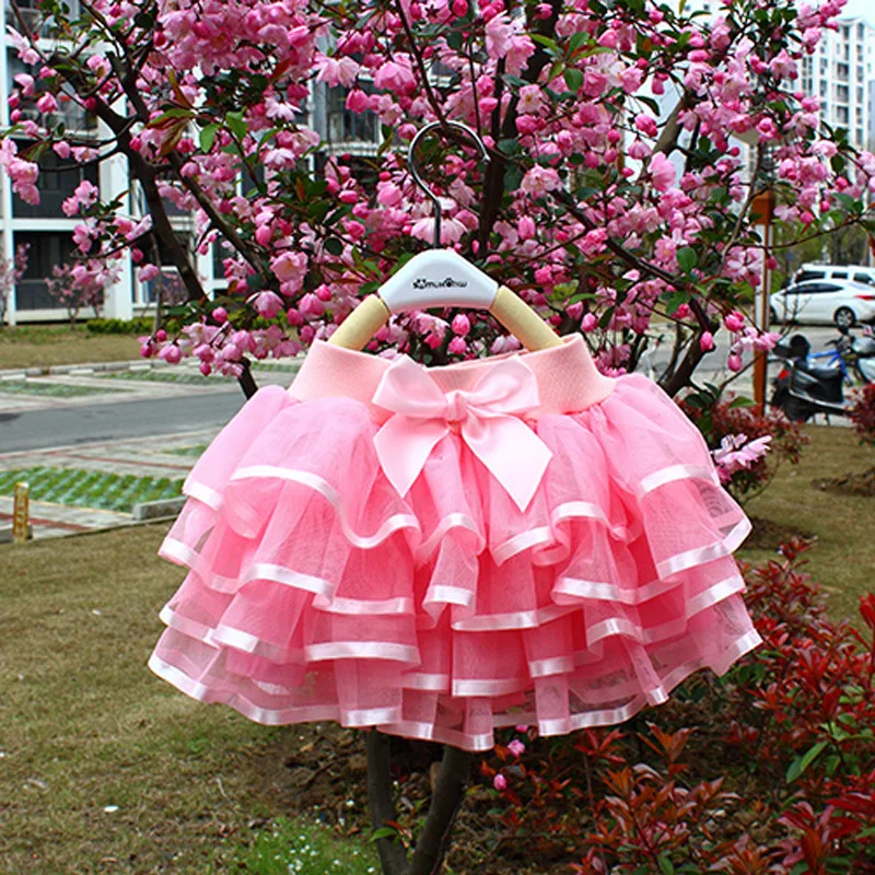 

2021Girls pettiskirt Baby Tutu Skirts Tulle Puffy Skirts toddle Girl Clothes 5 Layers Cake Skirt Children Princess Girl Clothes3