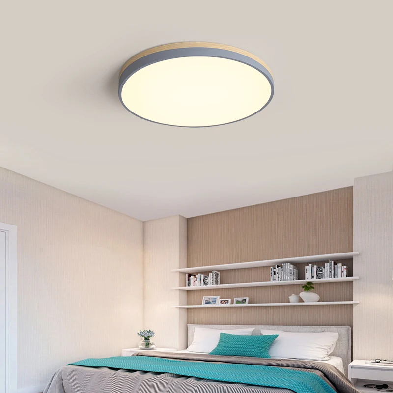 

Round 110V 220V Simplicity Fixture Ceiling Light Surface Mounted Bedroom Aisle Kitchen Bathroom Lamp Minimalist Luminaire Lamp