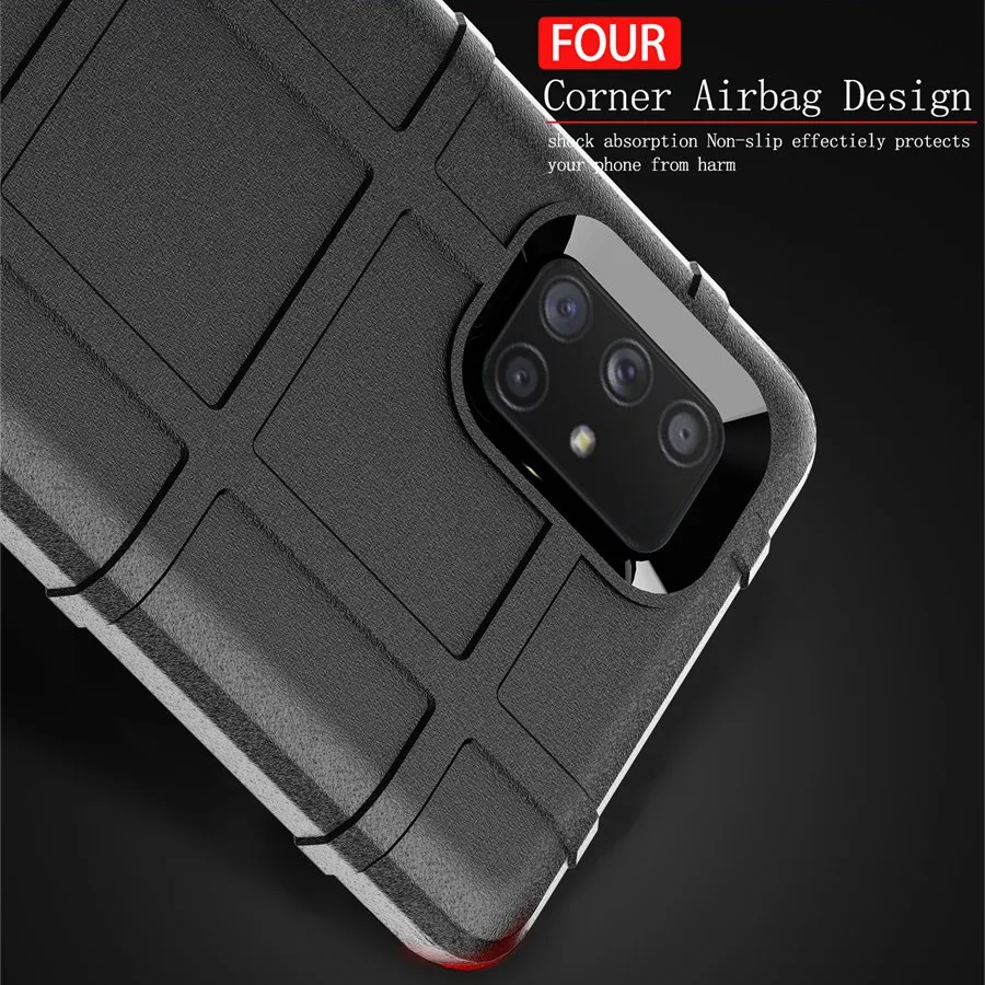 For Samsung A71 A51 5G Case Rugged Armor Shockproof Back Cover Galaxy A91 A81 A41 A31 A21 A11 A01 M31 M21 M30S | Мобильные телефоны