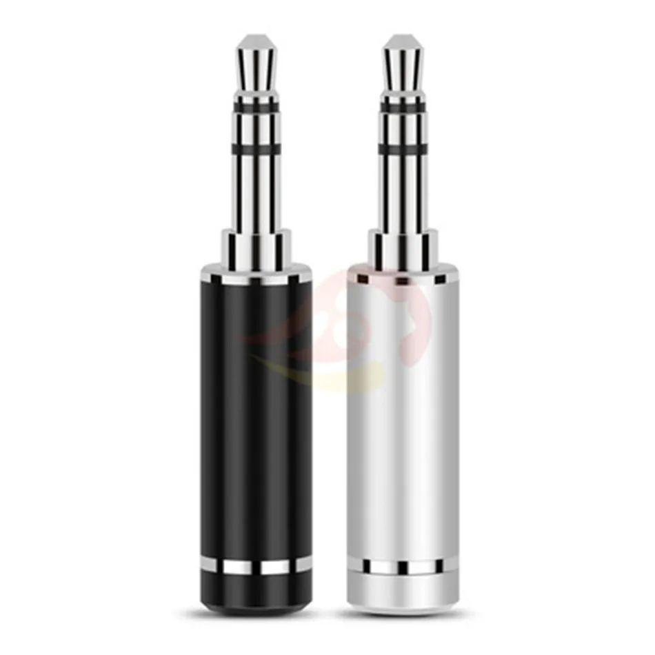 

Rhodium Plated3.5 mm Jack 3 Poles Earphone Plug Splice Audio Adapter HiFi Headphone Terminal Connector For 6mm Speaker Cable