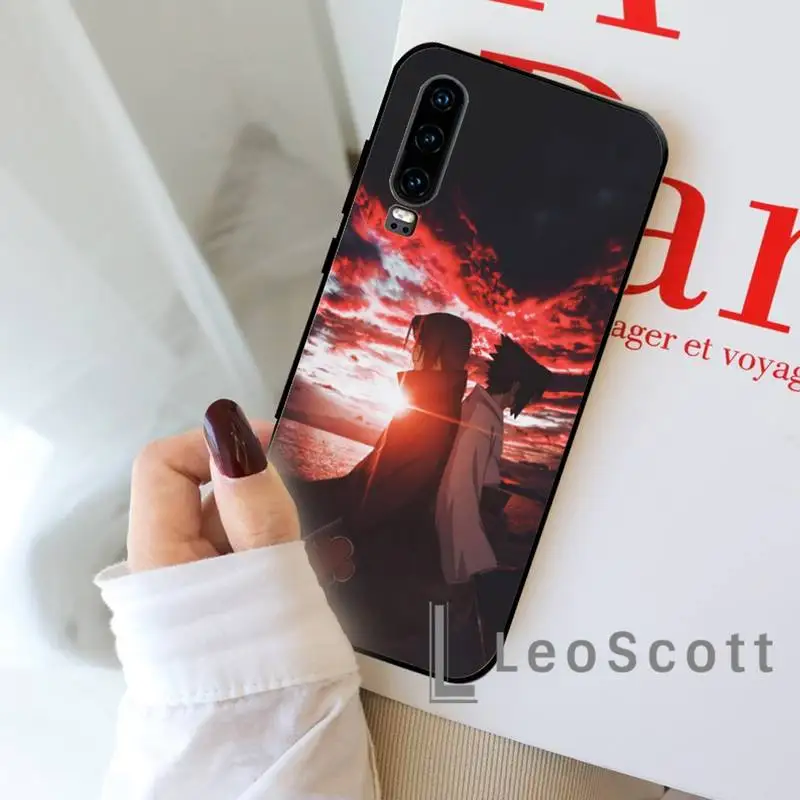 

Hot anime Naruto Sasuke Phone Case For Huawei P20 P30 P40 lite Pro P Smart y7 2019 mate 20 nova 3 mate 20