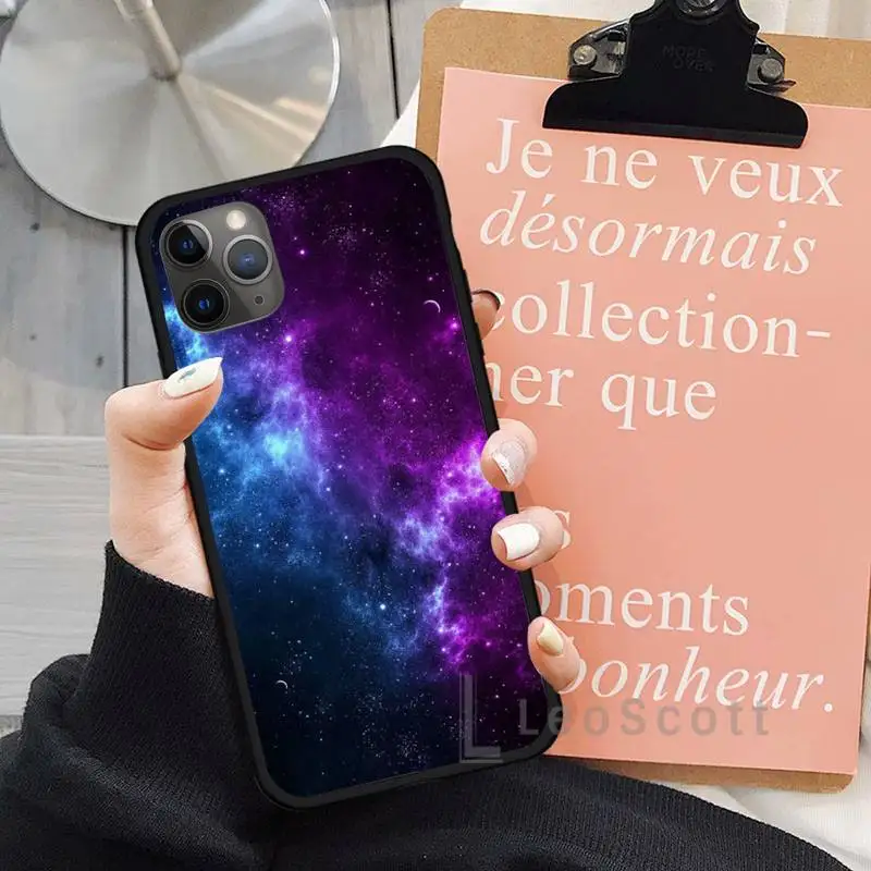 

colorful space for galaxy universe Phone Case for iPhone 11 12 mini pro XS MAX 8 7 6 6S Plus X 5S SE 2020 XR