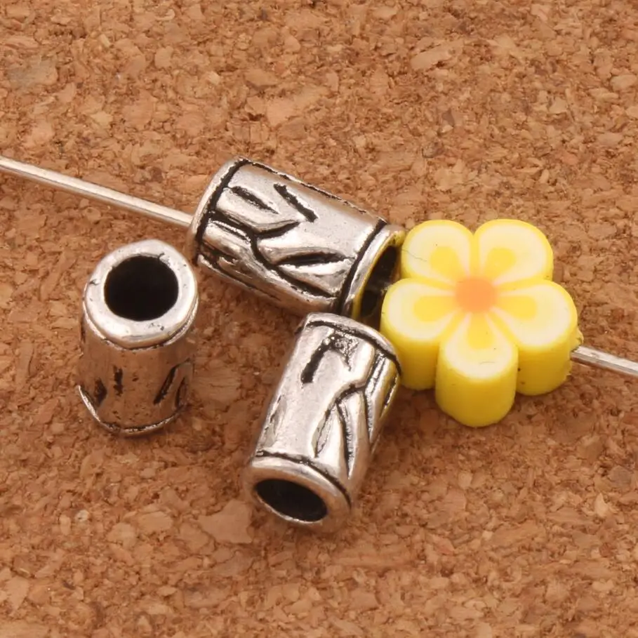 

Orchid Curved Bail Style Tube Beads Spacers 8.7x5.3mm 300PCS zinc alloy Spacers Jewelry Findings L519