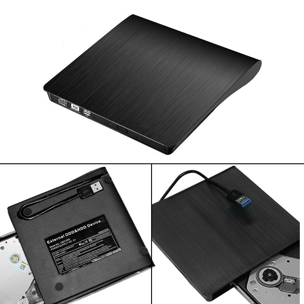 Внешний CD DVD проигрыватель USB3.0 привод с горелкой ноутбук ПК компьютер замена для