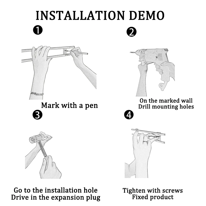 Настенный двойной крючок магнитный держатель для ножей Кухня домашней утвари