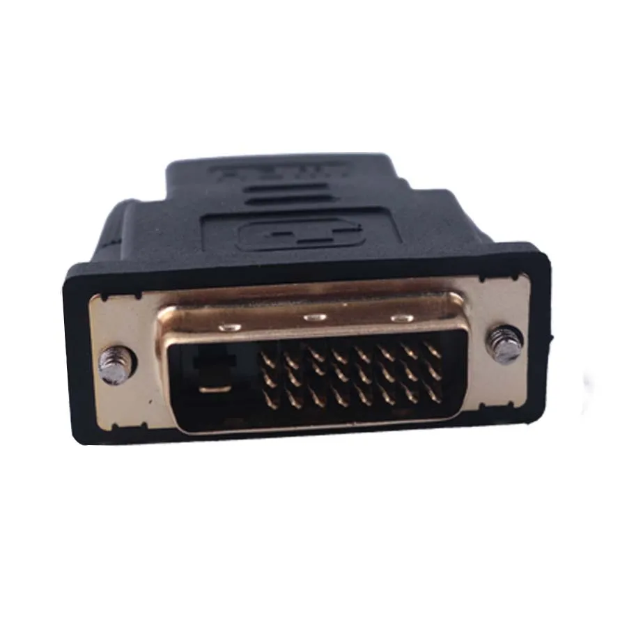 Адаптер DVI с разъемом Папа-HDMI 24 + 1 Pin переходник позолоченным на HDMI двусторонний