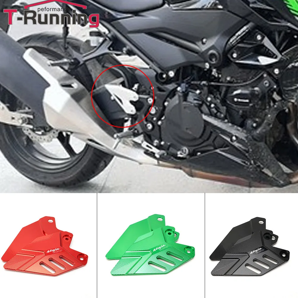 

Подножка для Кавасаки Ninja 650 2018-2020 NINJA650 комплект задних подножек для мотоцикла защитные пластины на каблуках из алюминиевого сплава с ЧПУ