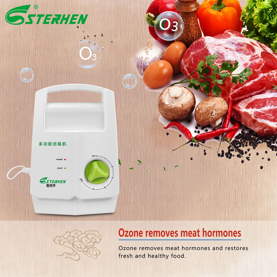 sterhen home portable air purifier ozone water generator ozone odor removal for kitchen appliance free global shipping