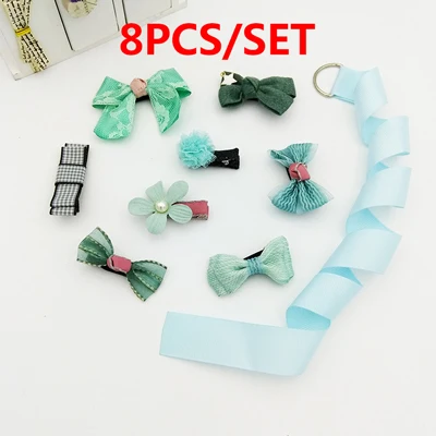 6pcs Style 15 Аксессуары для волос принцесса девочки заколки для волос в форме бантиков шпильки для девочек детские головные уборы металлические заколки для волос каваи головной убор - Цвет: 6pcs Style 15