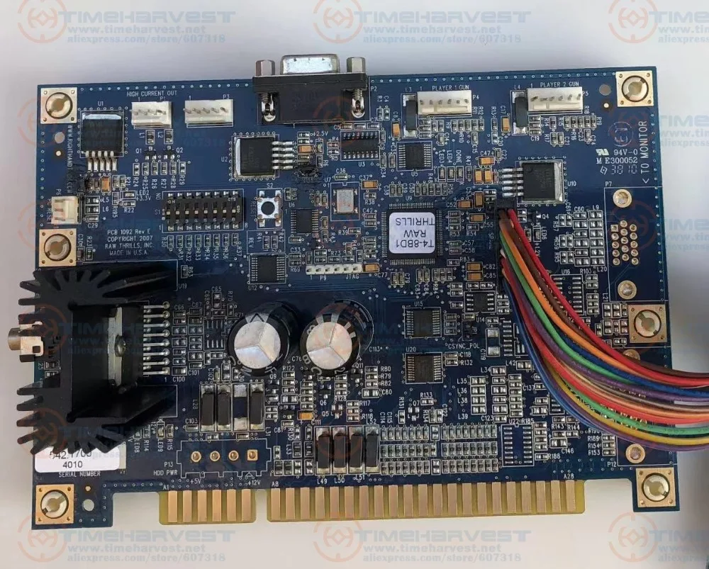 1 шт. б/у плата ввода/вывода PCB для Терминатора 4 стрельба части шкафа монета оператора аркадная стрельба игра развлекательная машина