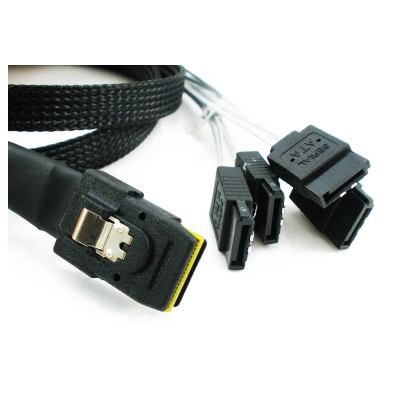 IG 1M Mini SAS SFF 8087 36 PIN to 4 SATA 7 P HD Splitter Breakout Cable|Кабели передачи данных| |