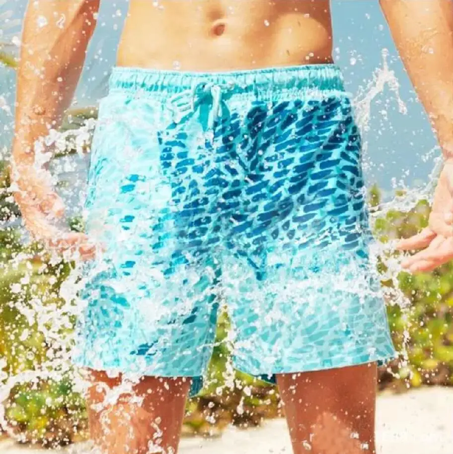 

Factory Direct Sales 2020 New Product Hot Style Water-changing Beach Pants Men's Quick-drying Temperature-changing Shorts