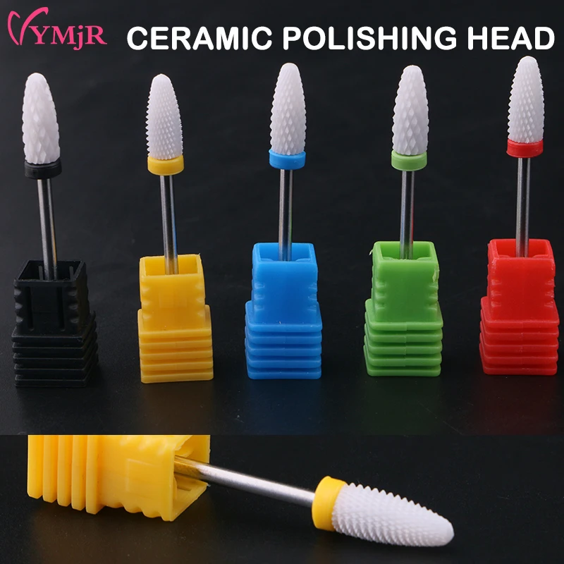 YMJR фреза для маникюра керамическая красочная Вольфрамовая сталь электрическая