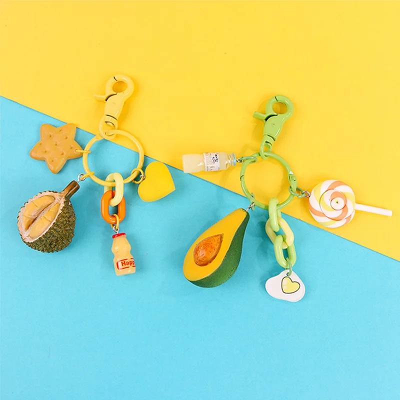 1 шт милый авокадо брелок мобильный телефон украшение автомобильные аксессуары