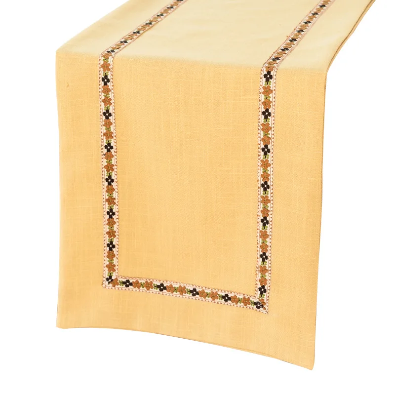 

Nordic Simple Fresh Small Floral Table Runner Household Square Tablecloth Coffee Table Decorative Cloth Hotel Cafe Table Towel