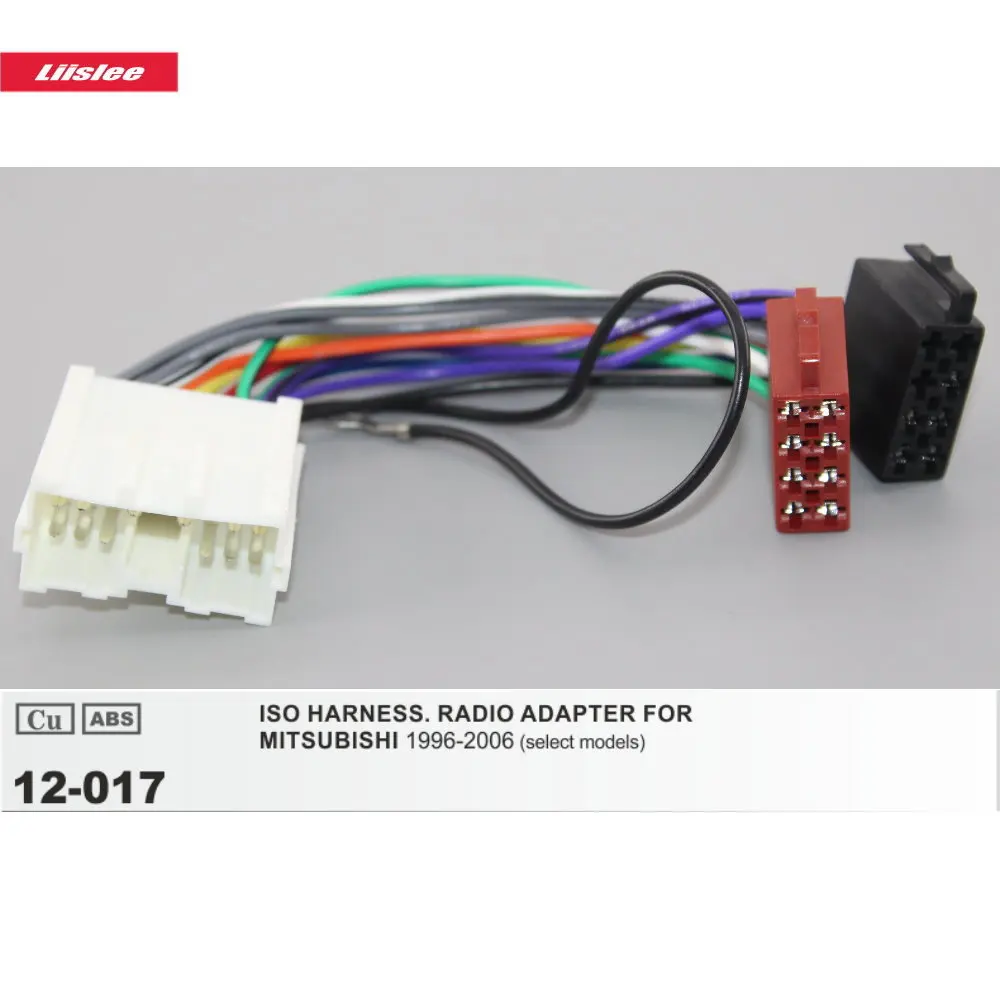 DIN ISO Жгут адаптер для MITSUBISHI Grandis/Hunter/Lancer/L200 автомобильный завод радио 14 контактов