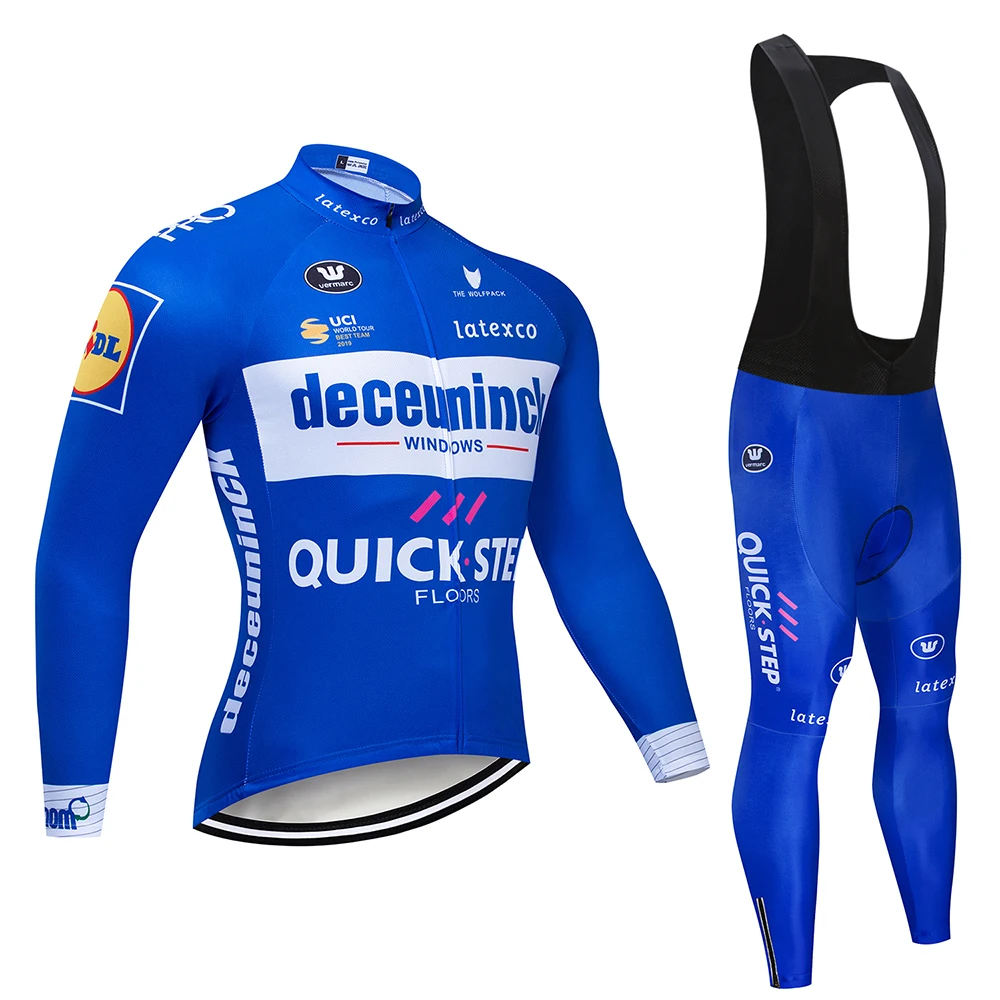 Велосипедный комплект из Джерси QUICK STEP Pro team 2020 одежда для горных велосипедов с