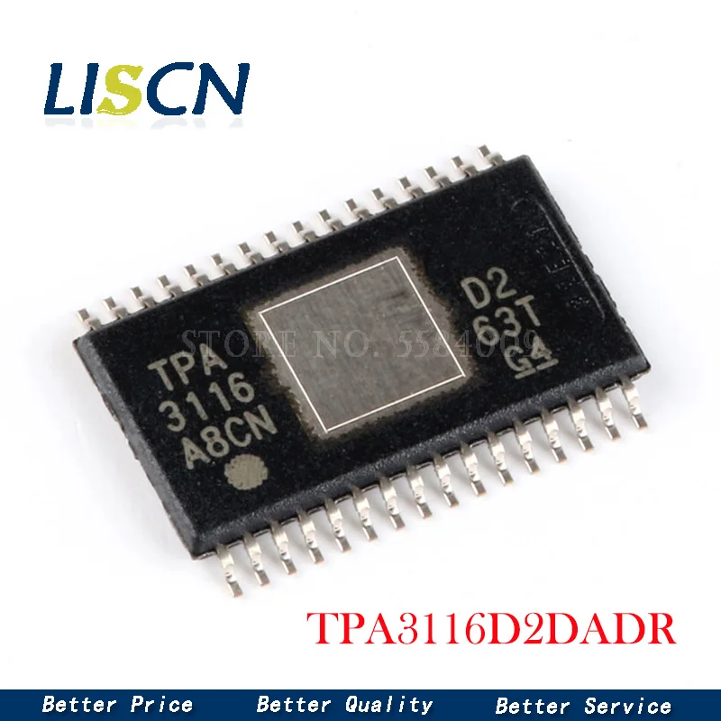 

2PCS TPA3116D2DADR HTSSOP32 TPA3116D2 HTSSOP-32 TPA3116 TSSOP IC chip new original