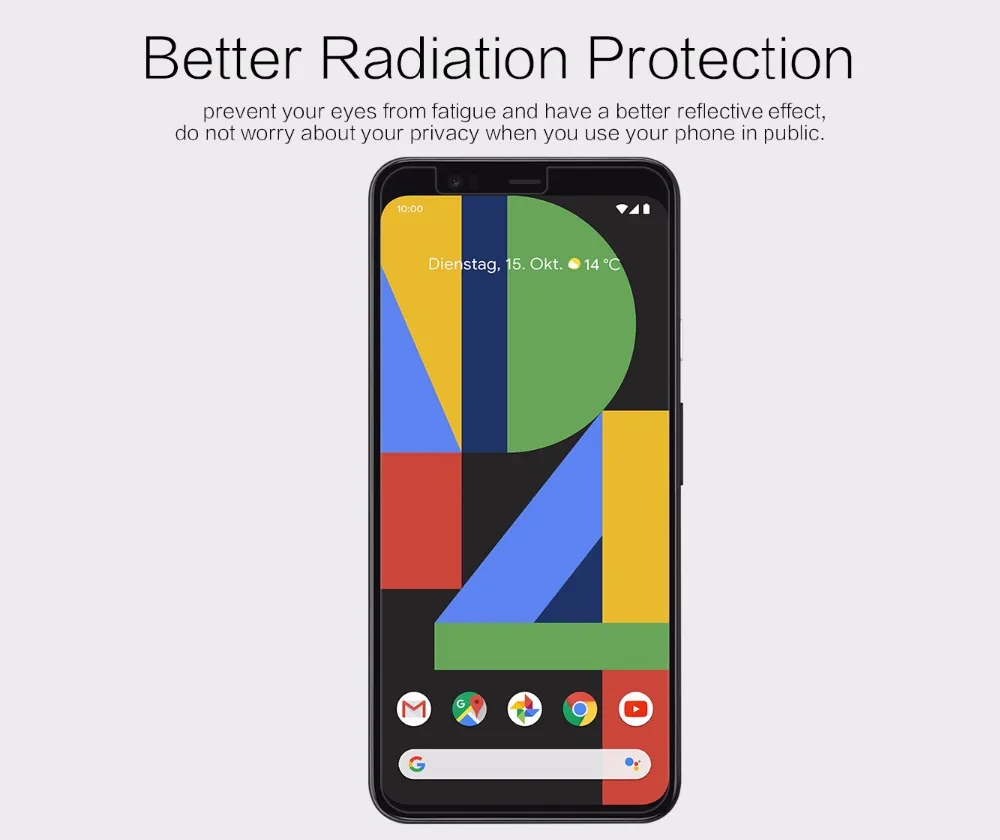 2 шт для Google Pixel 4 XL NILLKIN Супер прозрачная защитная пленка против отпечатков пальцев или матовая защитная пленка для Pixel 4 XL
