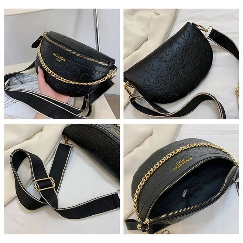 

2021 Simple Fashion Small PU Leather Crossbody Bags For Women 2021 Chain Shoulder Handbags Female Travel Cross Body Bag