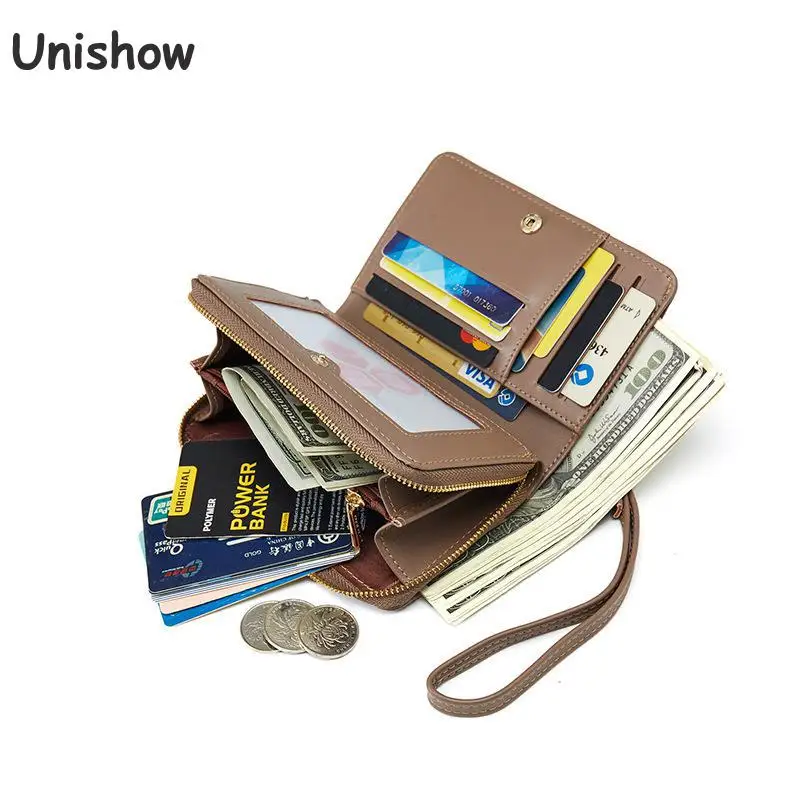 

Кошелек женский из искусственной кожи, с ремешком на запястье