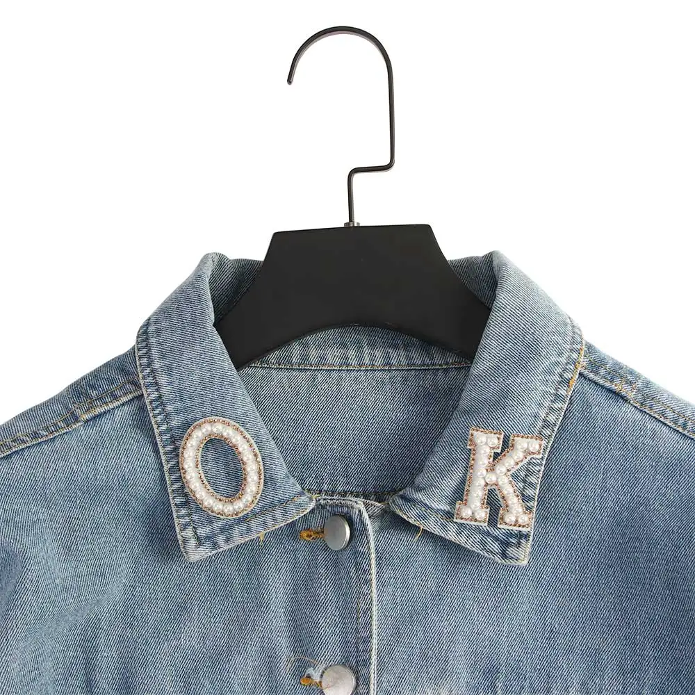 1 шт. нашивки с английскими буквами белые жемчужные золотые стразы блестящие