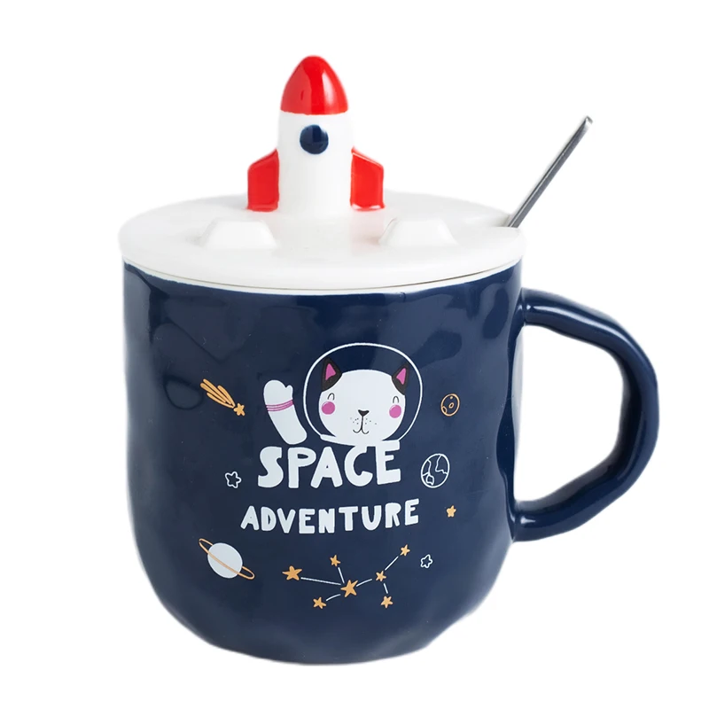 400 мл Космические керамические кружки для молока чашка кружка кофе прикрепляющая