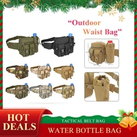 waterproof nylon men fanny pack military tactical drop leg bag tool fanny thigh pack outdoor shoulder bum sport waist bag