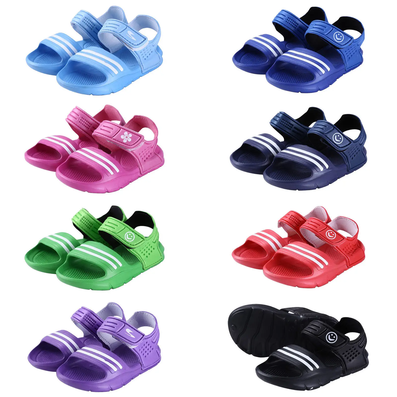 Baby Kids Sandals Slipper Beach Shoes Toddler Sandal Kid Boys Girls Casual Closed Toe Pool Flat PVC | Мать и ребенок