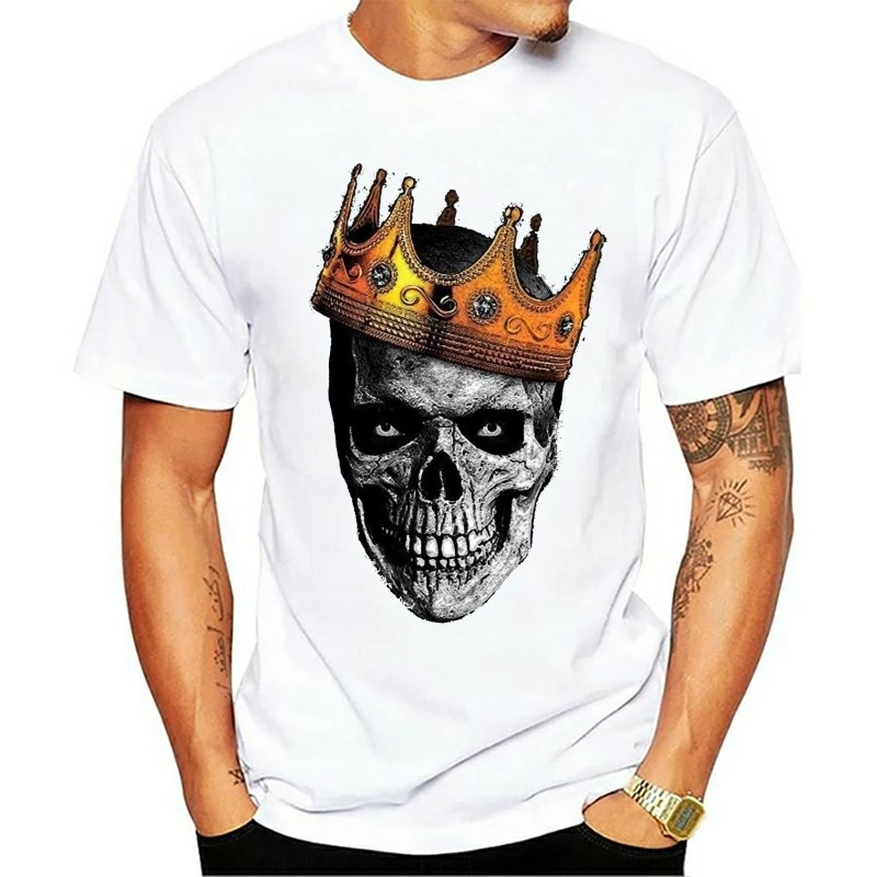 Next Style Мужская черная футболка с логотипом Hopsin Crown Me Skull | одежда
