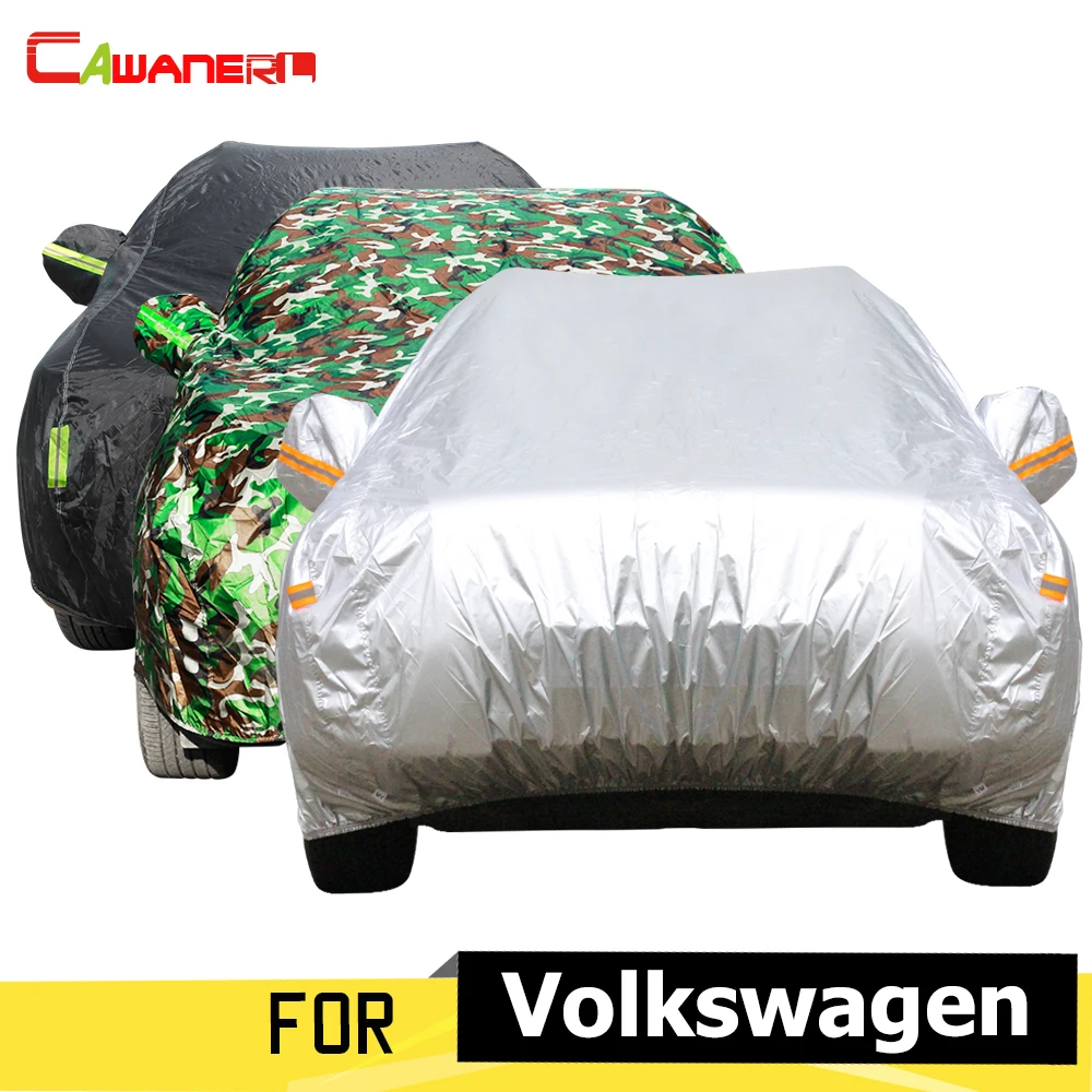 Автомобильный чехол Cawanerl с защитой от УФ-лучей снега дождя для Volkswagen Santana Tiguan Polo UP